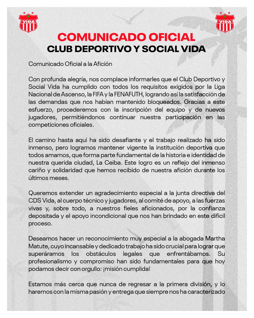 Club Deportivo y Social Vida