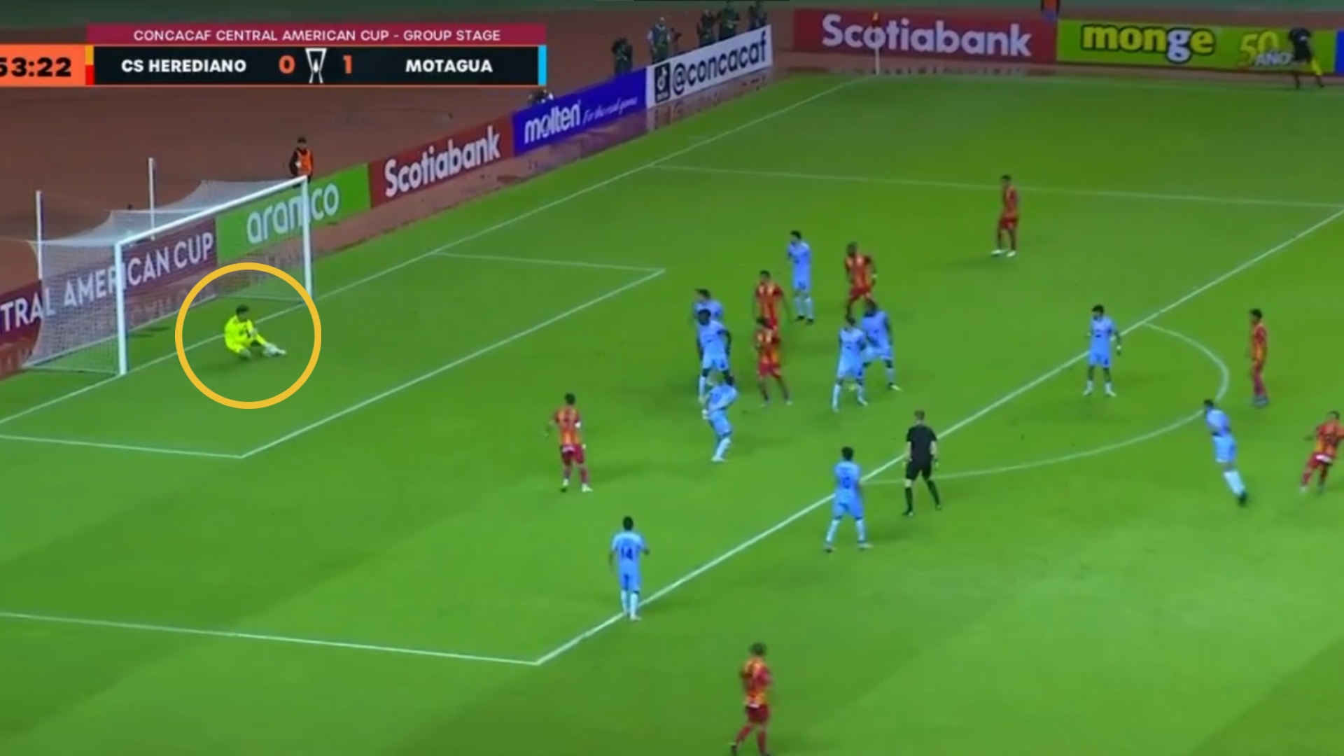 El terrible error de Jonathan Rougier que le dio el gol a Herediano