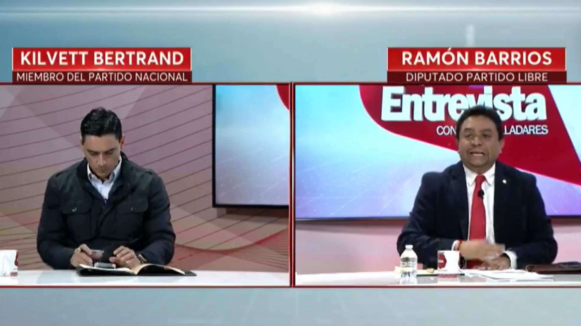 Kilvett Bertrand y Ramon Barrios.