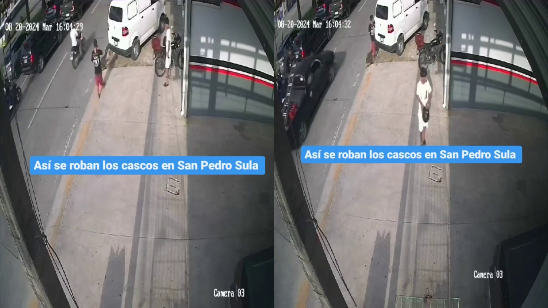 Ladrones en San Pedro Sula