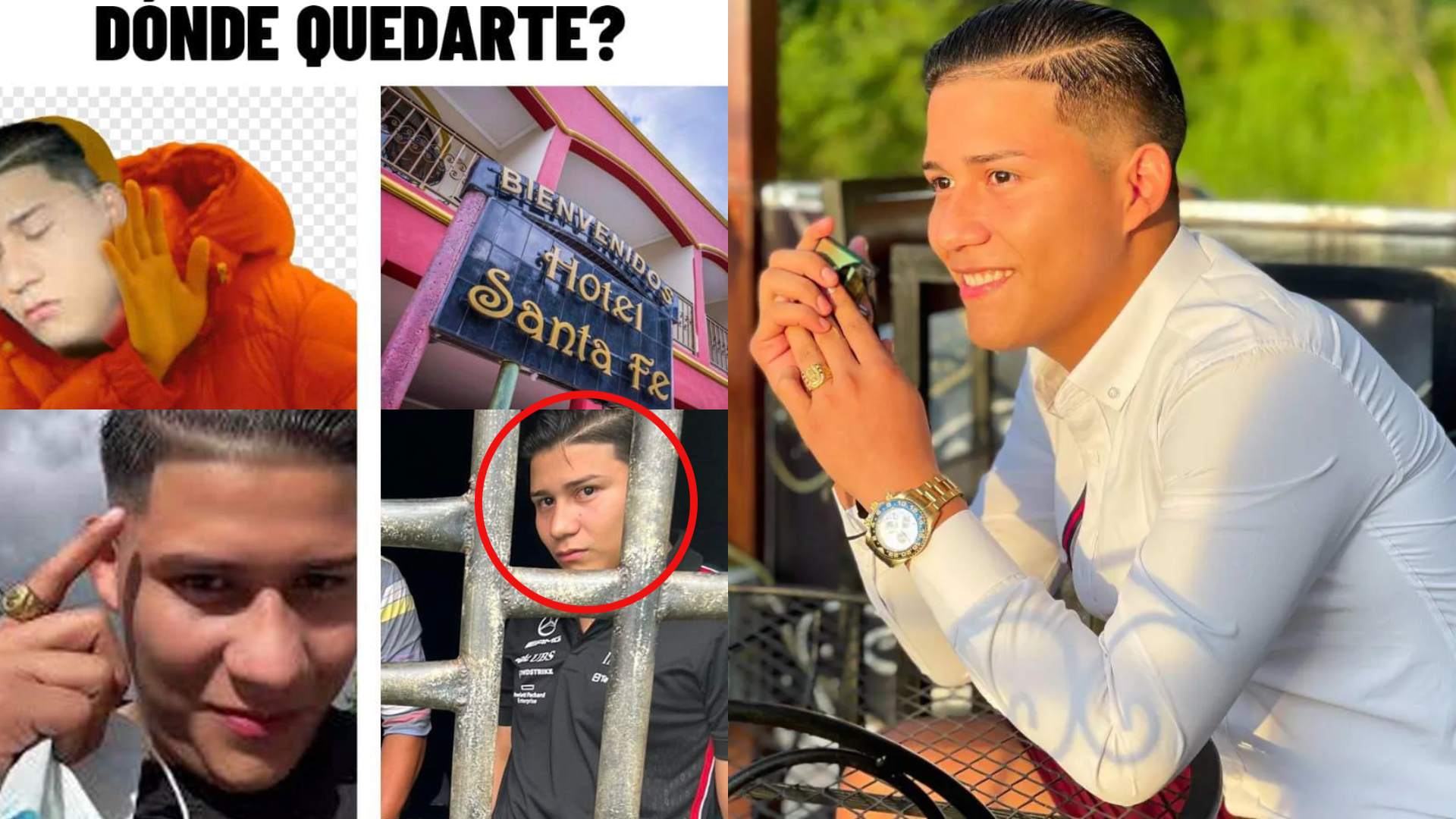 Tiktoker Luis Laboriel se bural de su captura en Copán