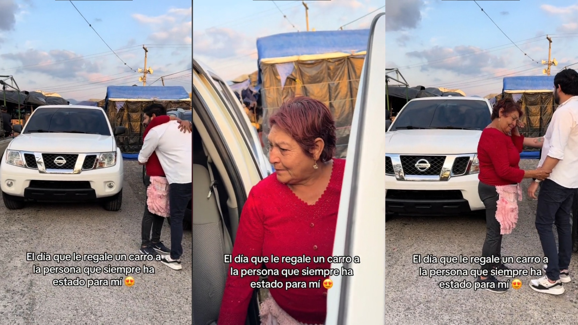 Hondureño regala carro a su madre