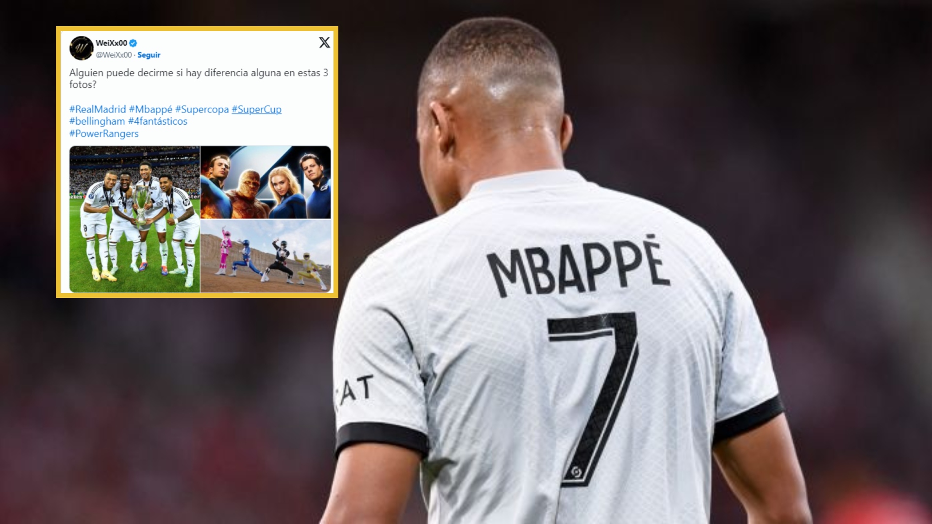 Mbappé protagonista de memes en su debut en el Real Madrid