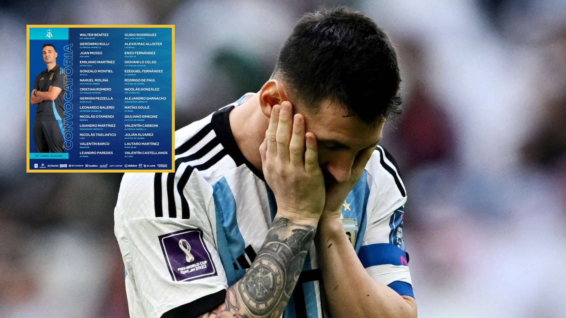 Sin Messi | Esta es la convocatoria de Argentina para la eliminatoria de Conmebol