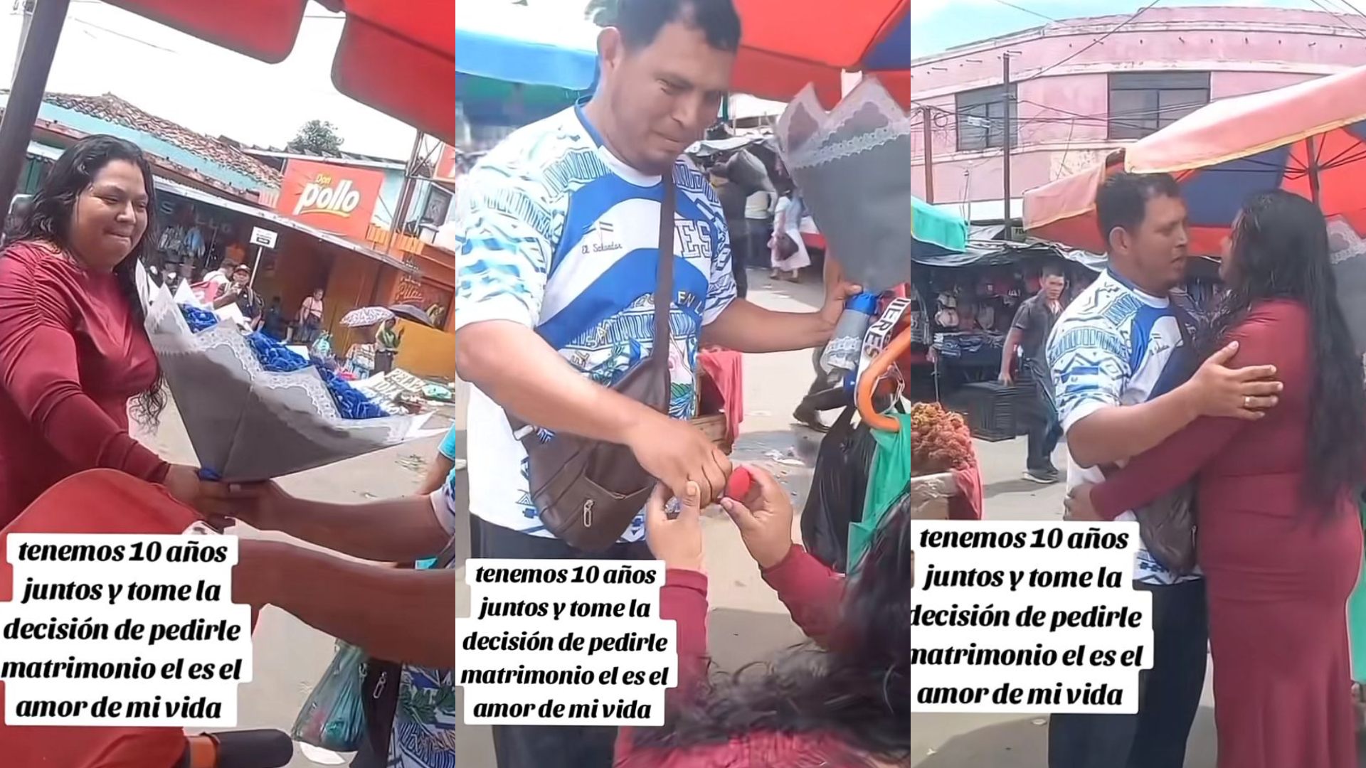 Mujer le pide matrimonio a hombre