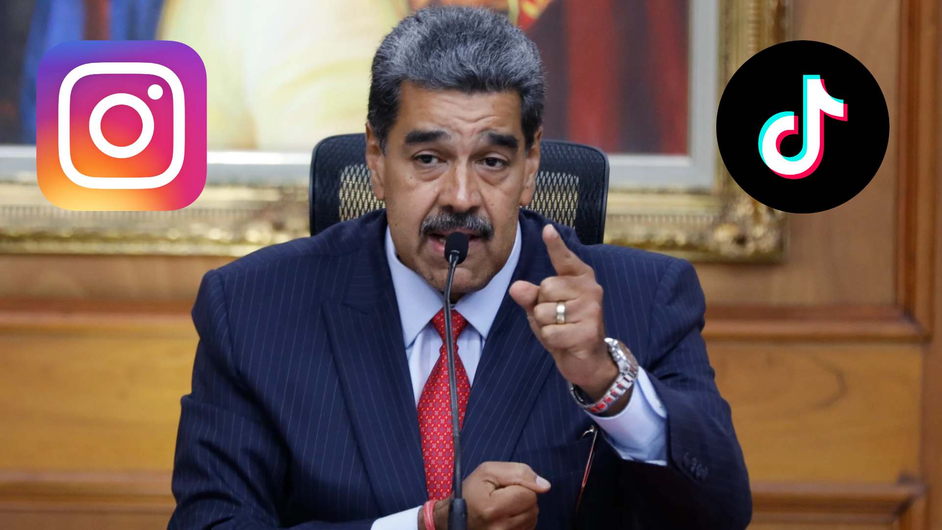 Nicolás Maduro lanza crítica a Instagram y TikTok