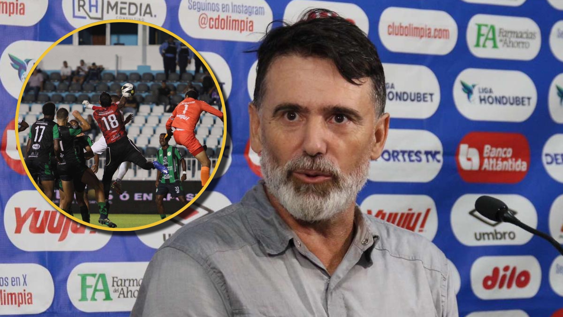 "No hay peor ciego que el que no quiere ver y se ve clarito" | Fernando Araújo explota tras empate de Olimpia ante Juticalpa