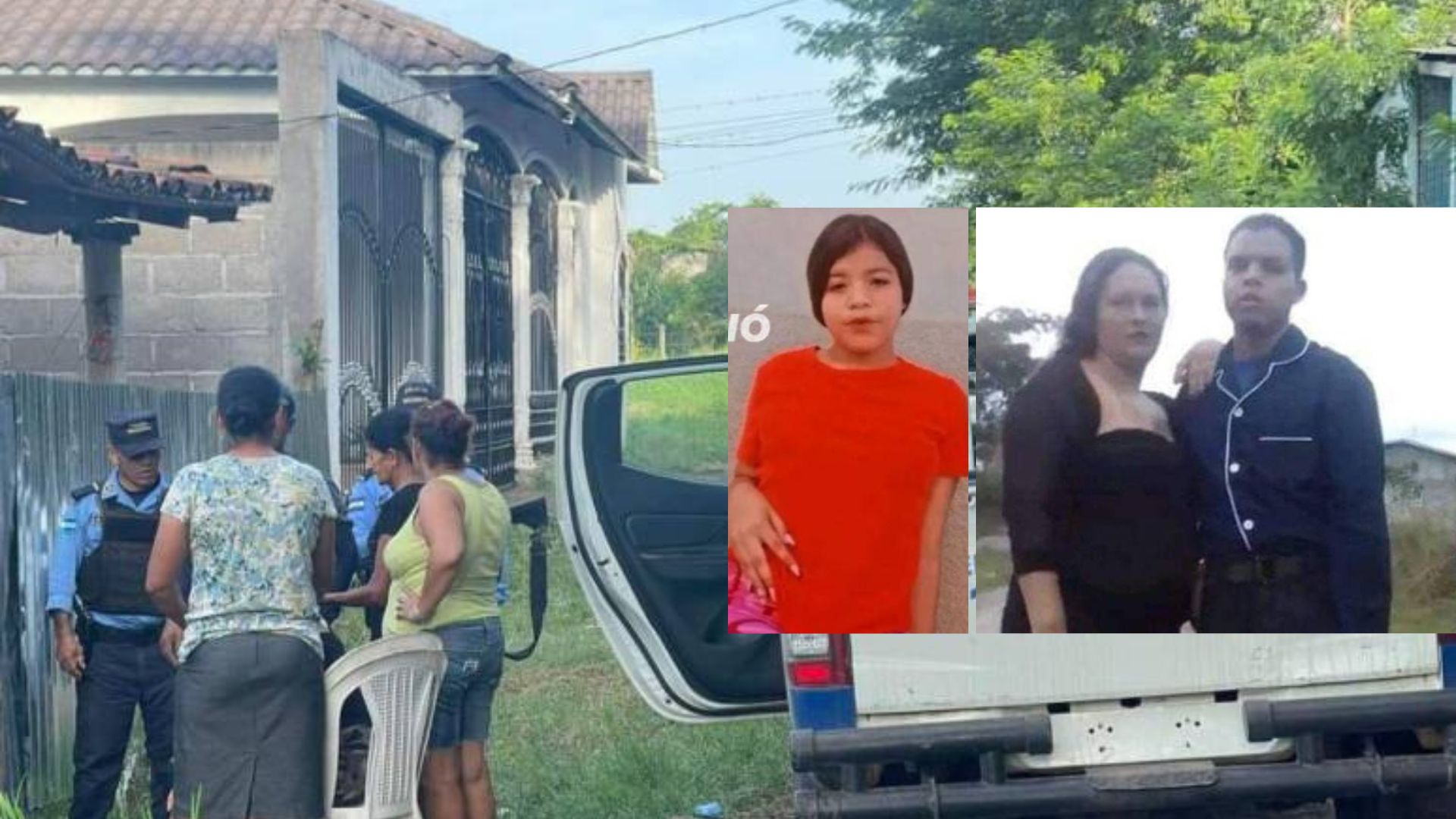 Agentes de la Policía Nacional llegaron a la escena donde ocurrió la masacre.