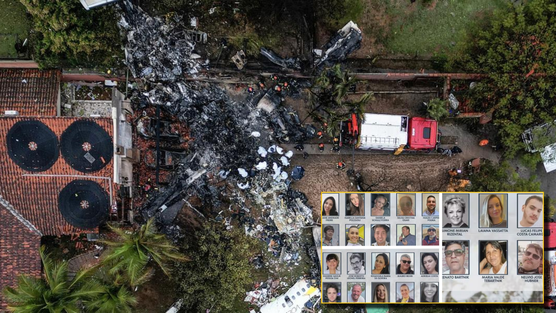 Accidente aéreo en Brasil