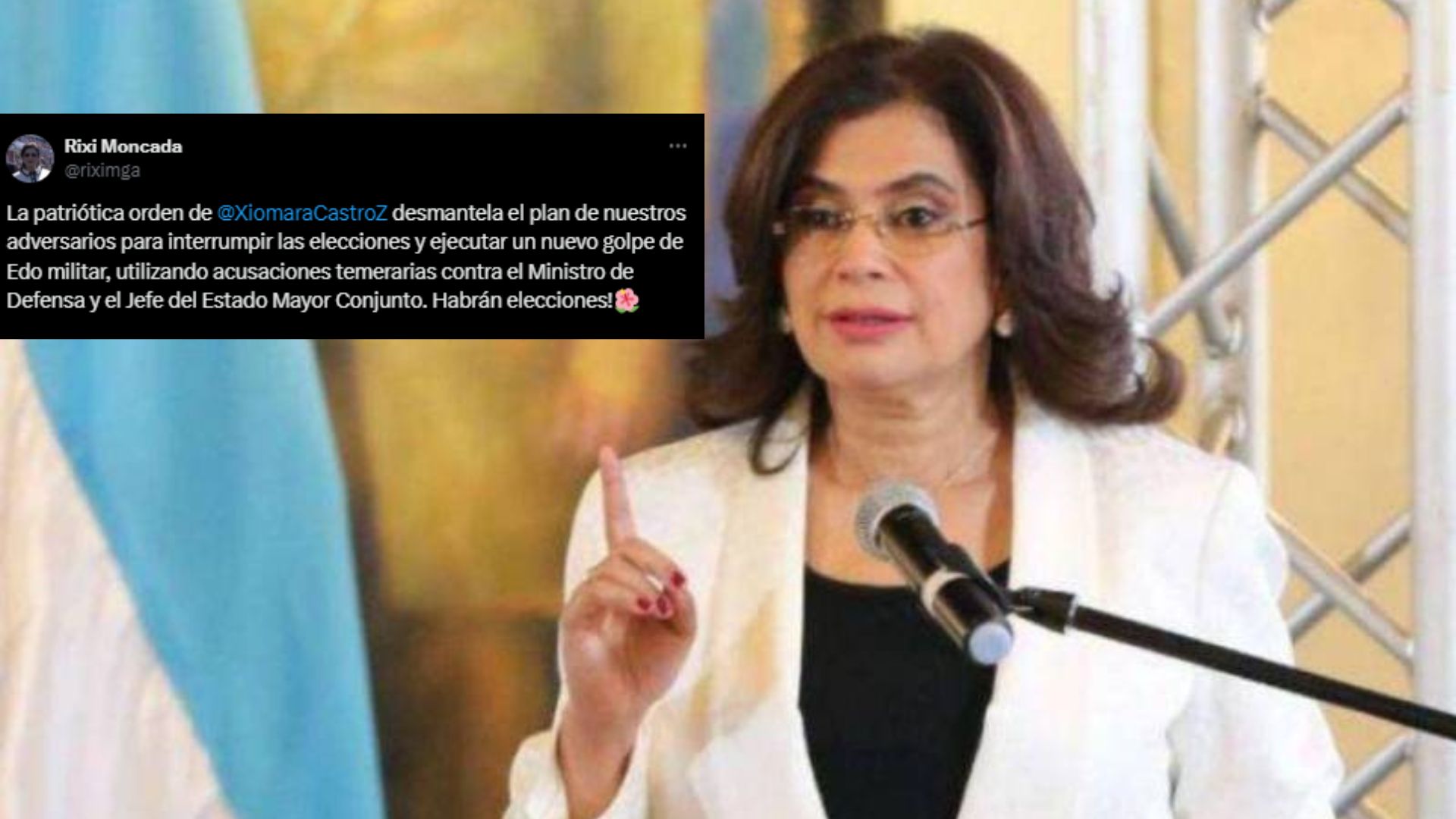 Rixi Moncada, precandidata presidencial de Libre.