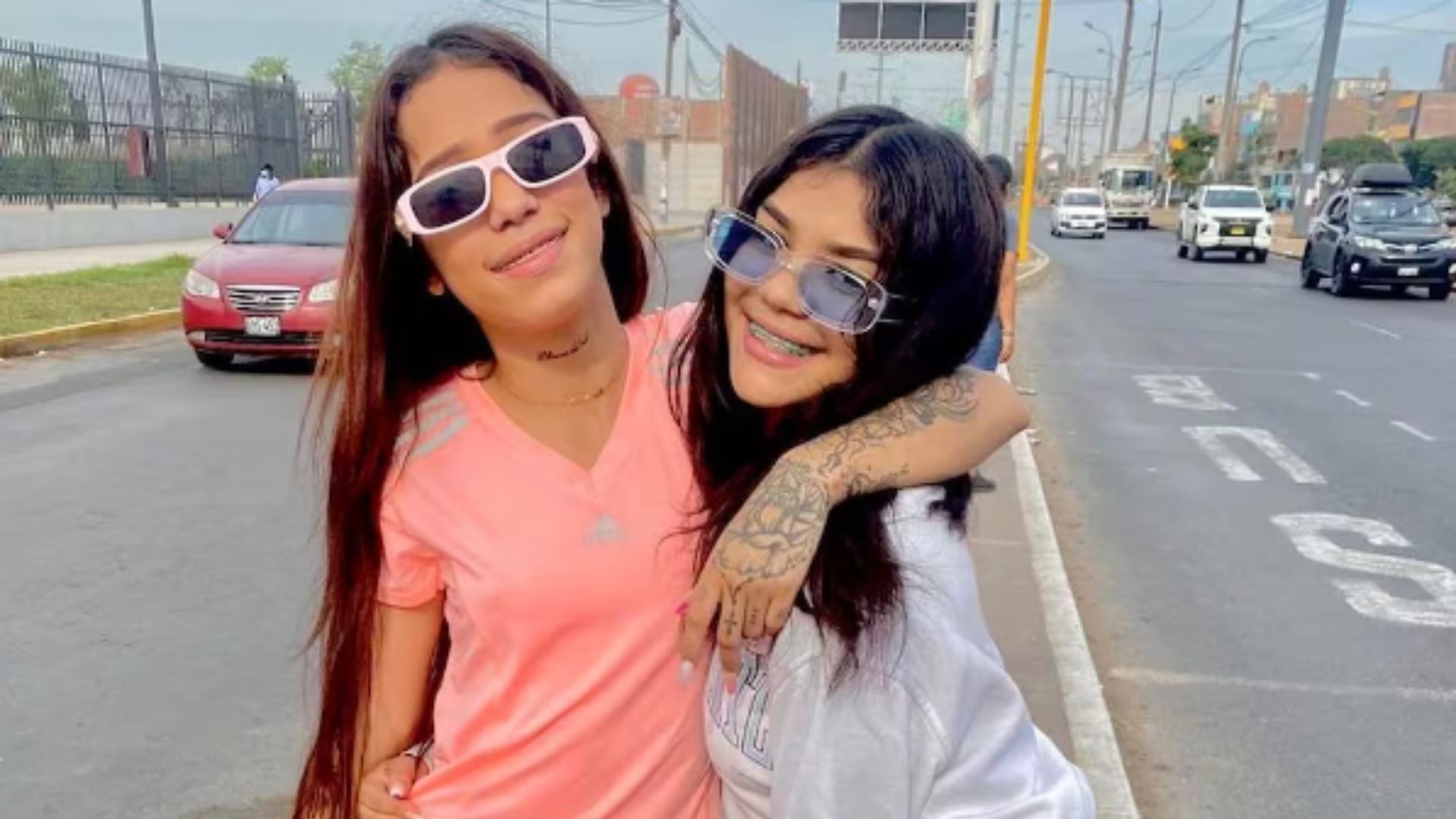 Stephanie, de 21 años, y Susej, de 20, en Ciudad de México este abril.