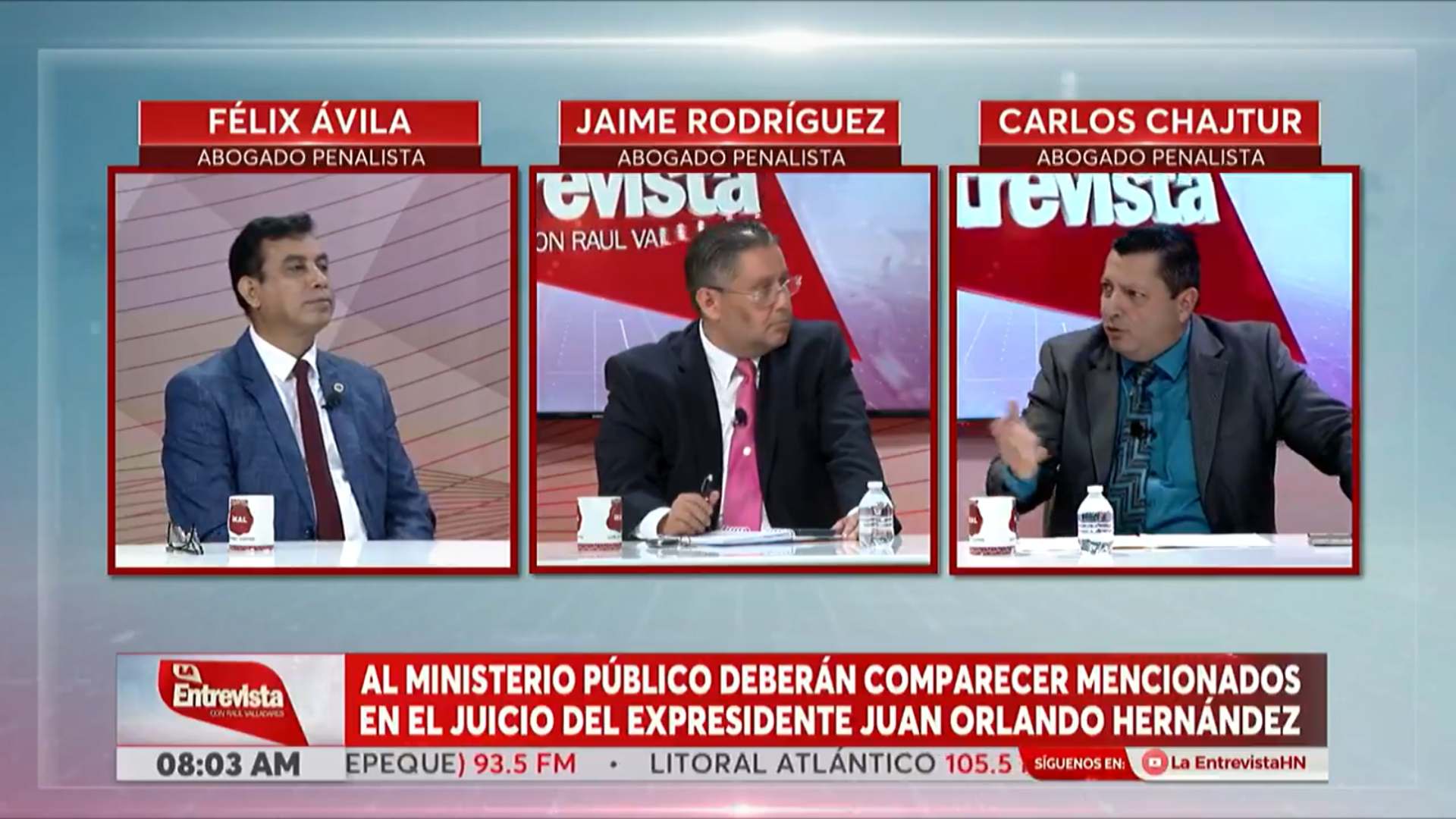 "Es lógico pensar que hay otros actores": Abogado Chajtur tras llamado a comparecencia de mencionados en juicio JOH
