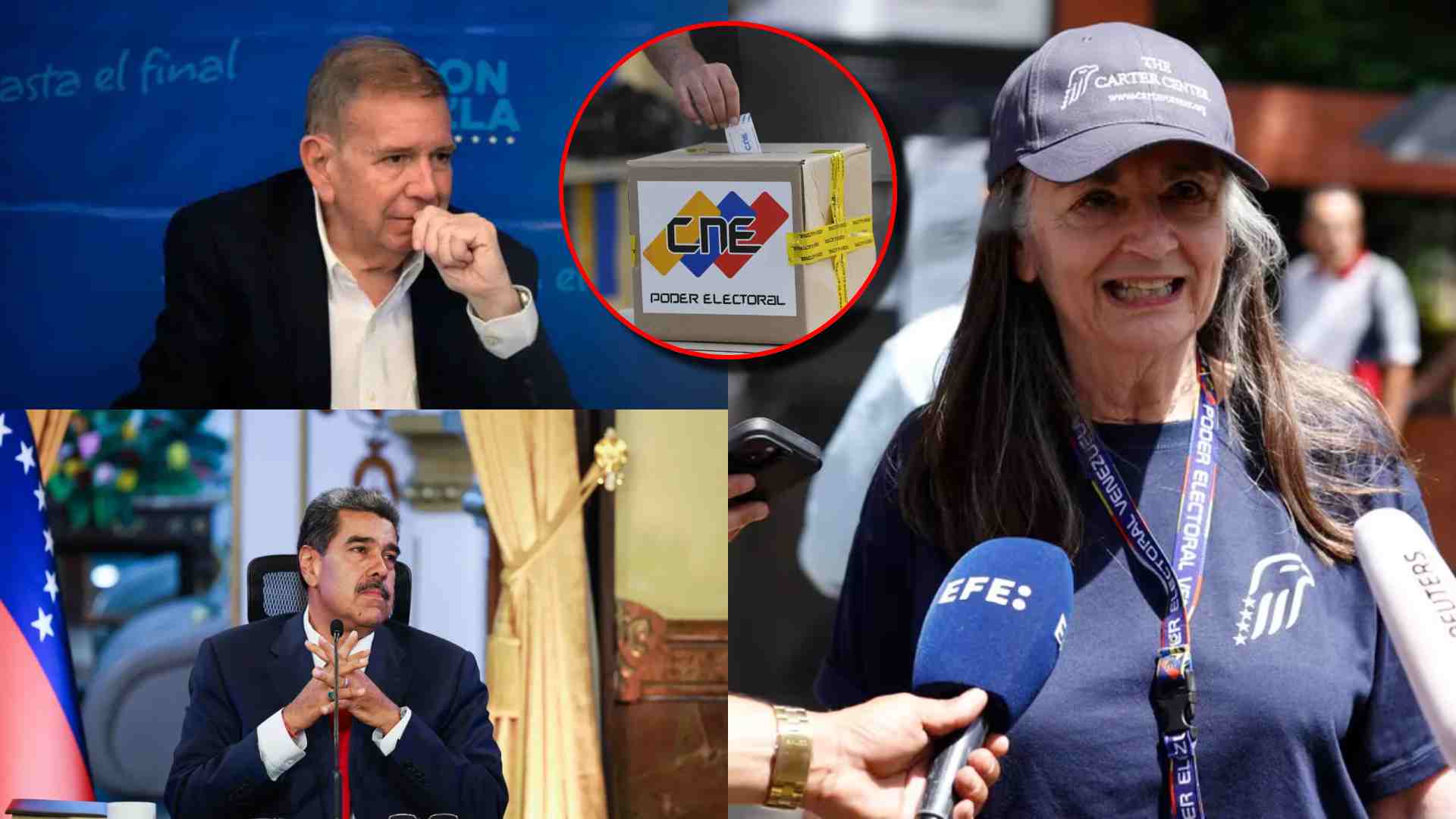 ¿González o Maduro? Centro Carter establece quién obtuvo más de 60% de los votos