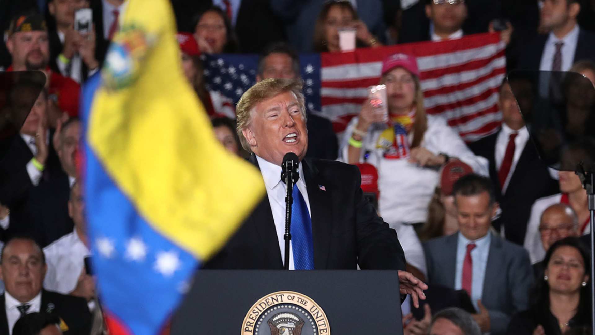 donald trump huir venezuela