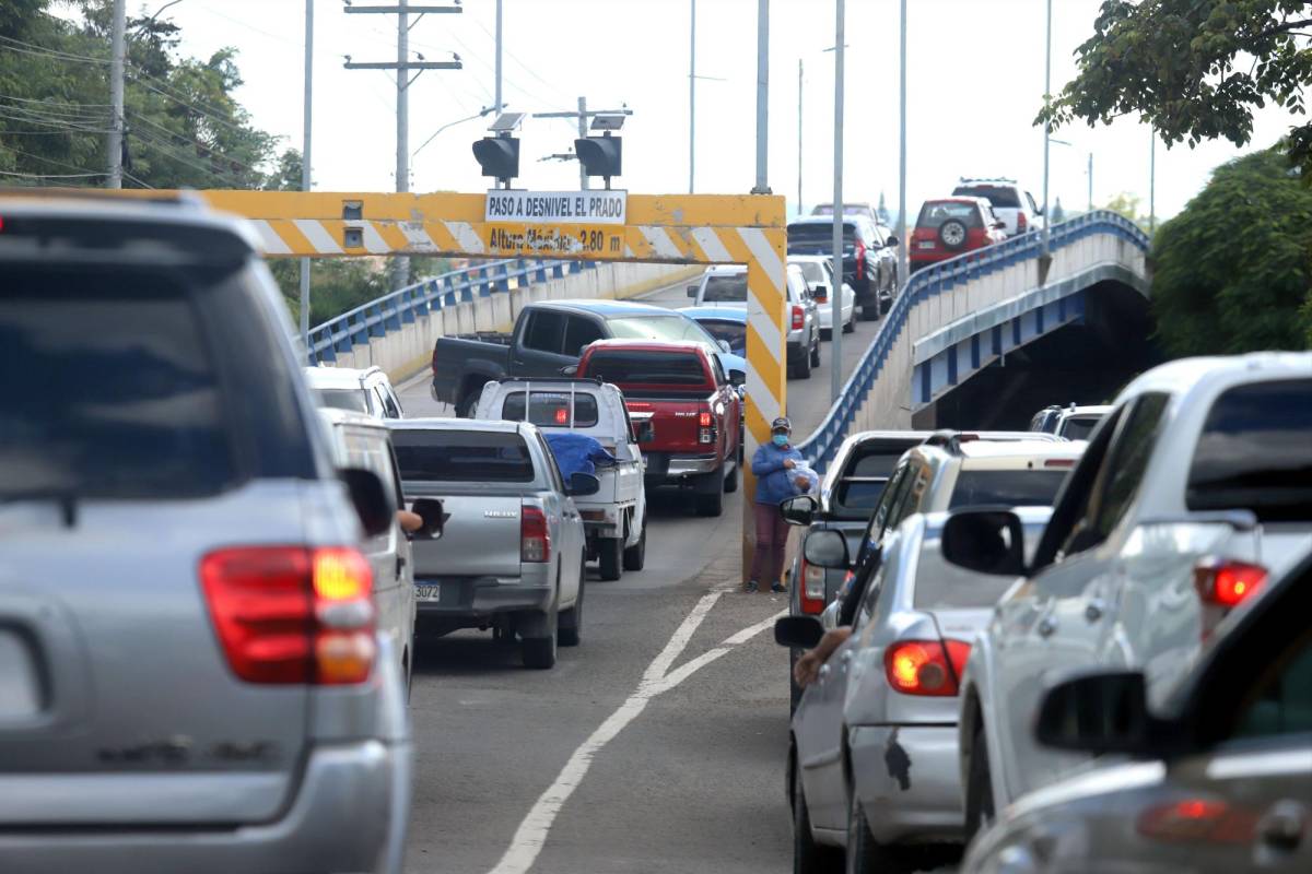 Tráfico en la capital 