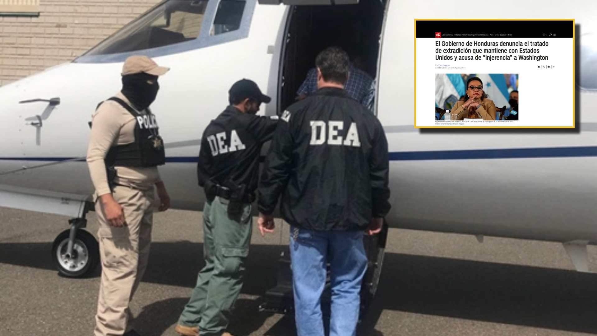 Reacciones internacionales tras anuncio de poner fin a tratado de extradición entre Honduras y Estados Unidos
