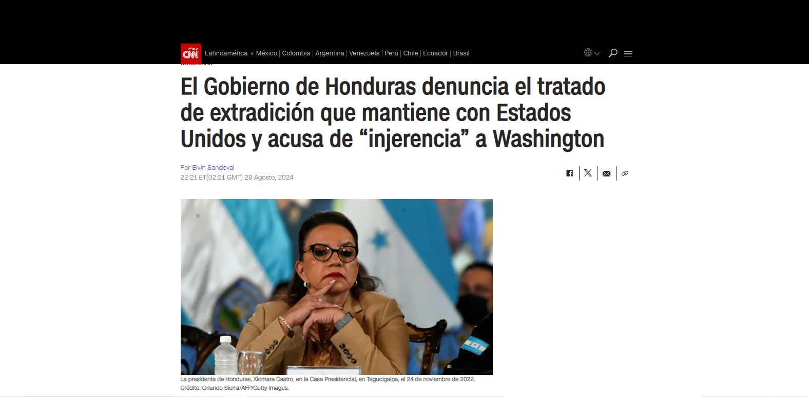 extradición honduras