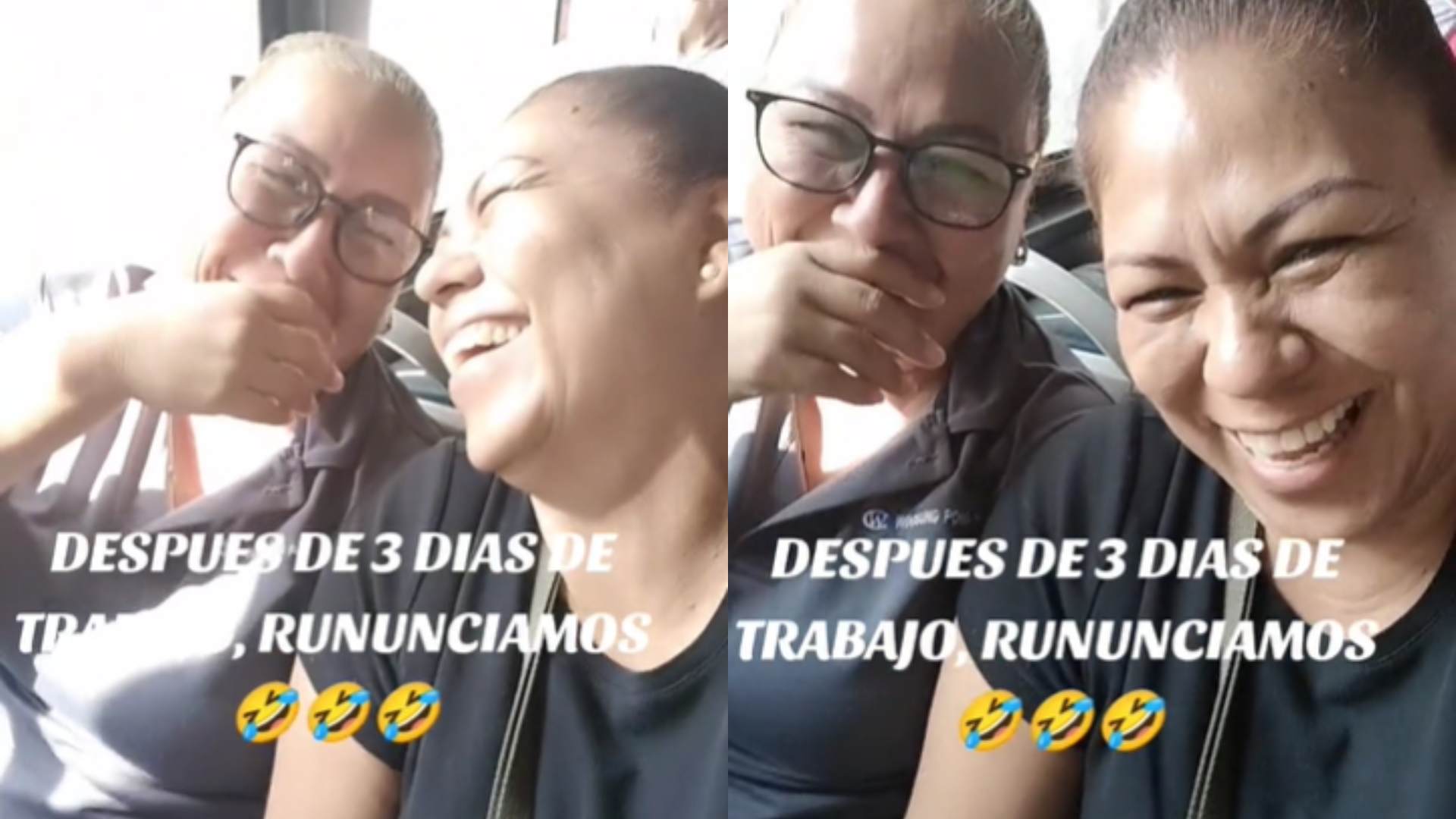 Mujeres renuncian con solo 3 días trabajando (VIDEO)