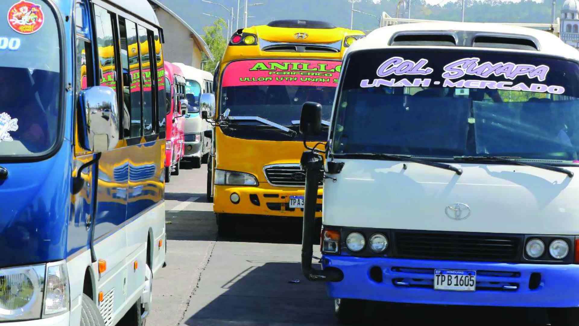 Paro de transporte en Honduras este lunes; rutas aquí