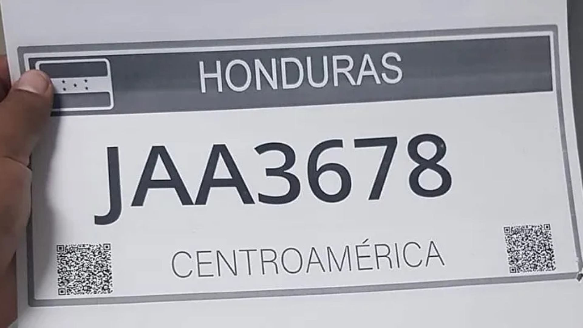 Placas vehiculares en Honduras; fechas para reclamarlas