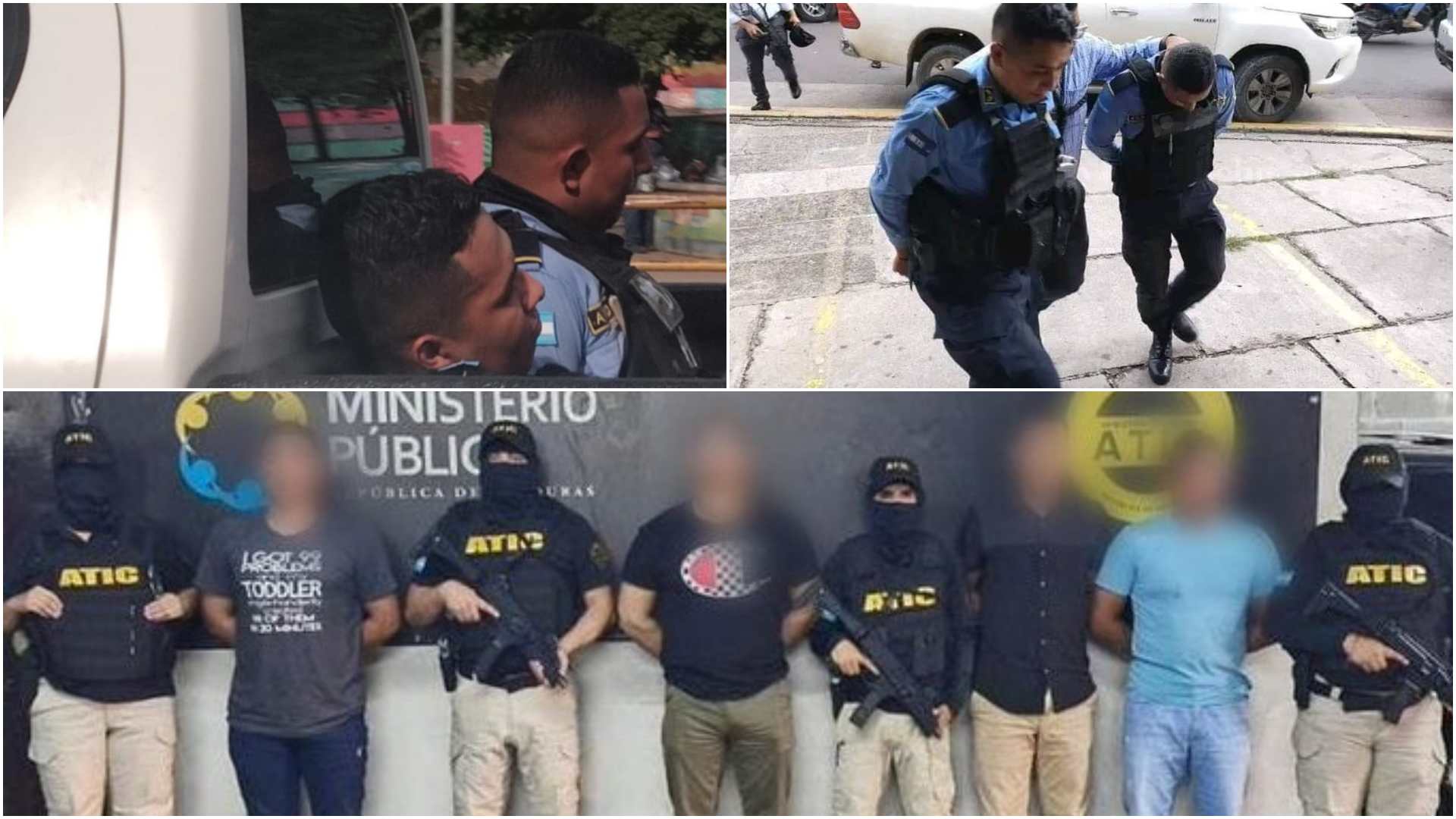Detención judicial para cuatro policías hondureños