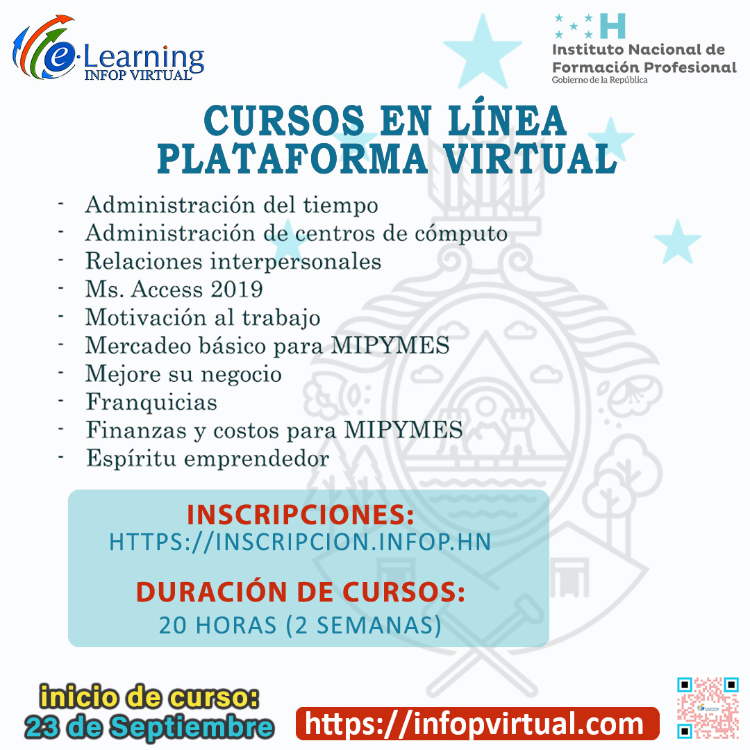 Cursos del INFOP