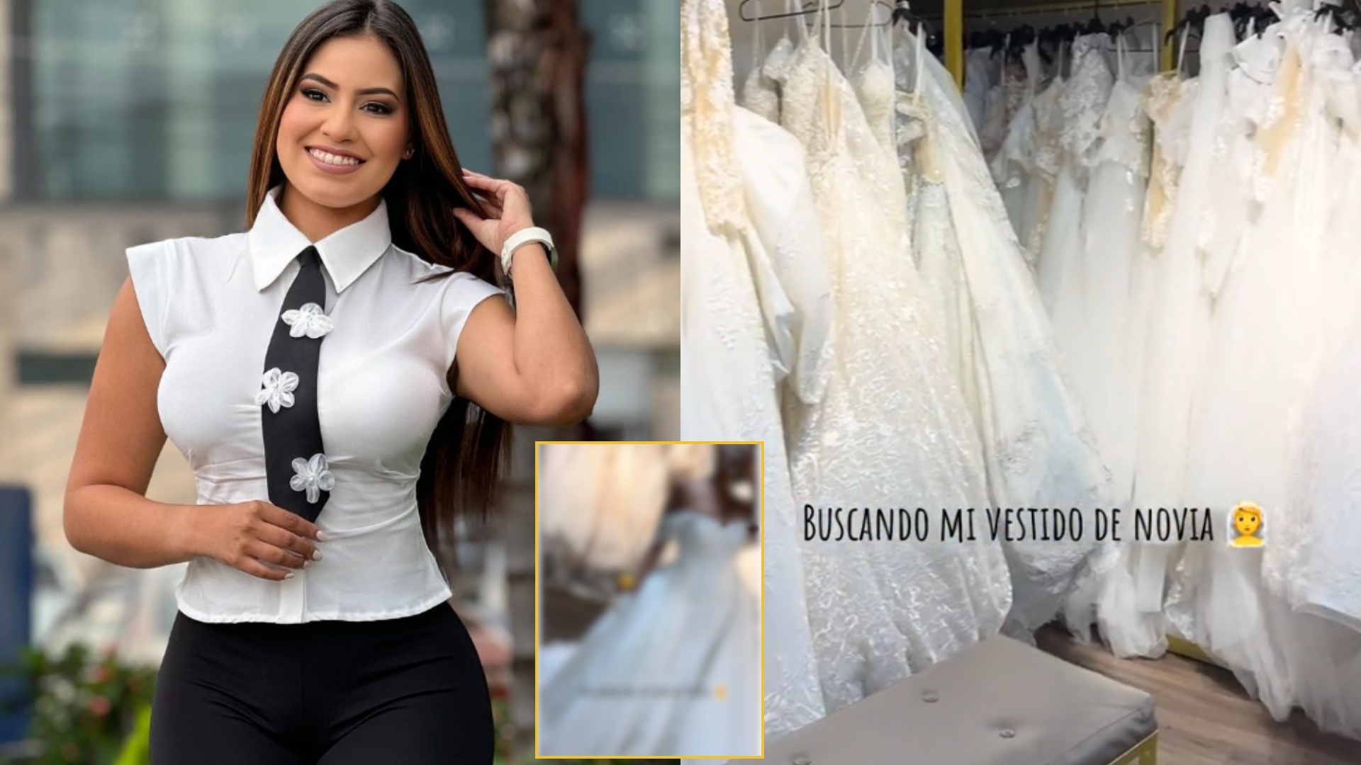 Vestido de novia de Alejandra Rubio