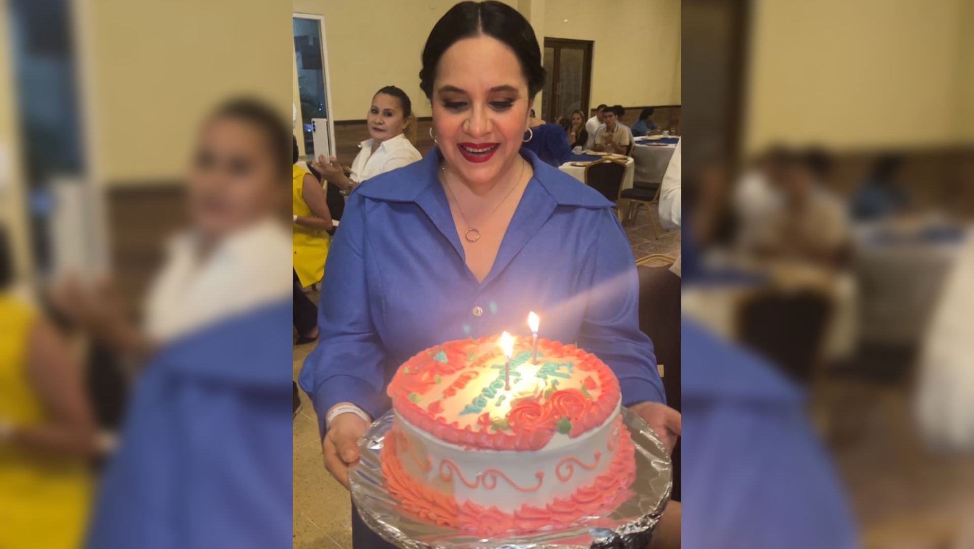 Ana García y Juan Orlando Hernández: cumpleaños a distancia