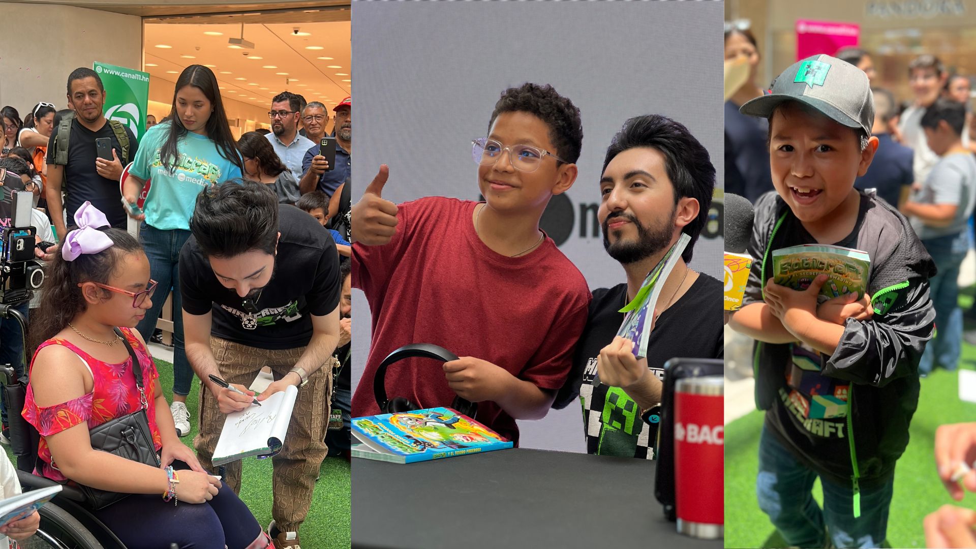 Gran Éxito del Meet & Greet con Bobicraft en Plaza Sol