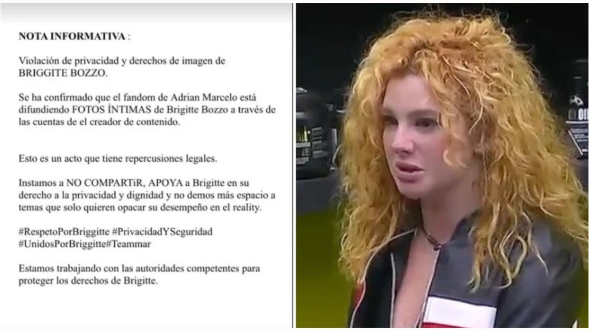 Briggitte Bozzo Adrián Marcelo 