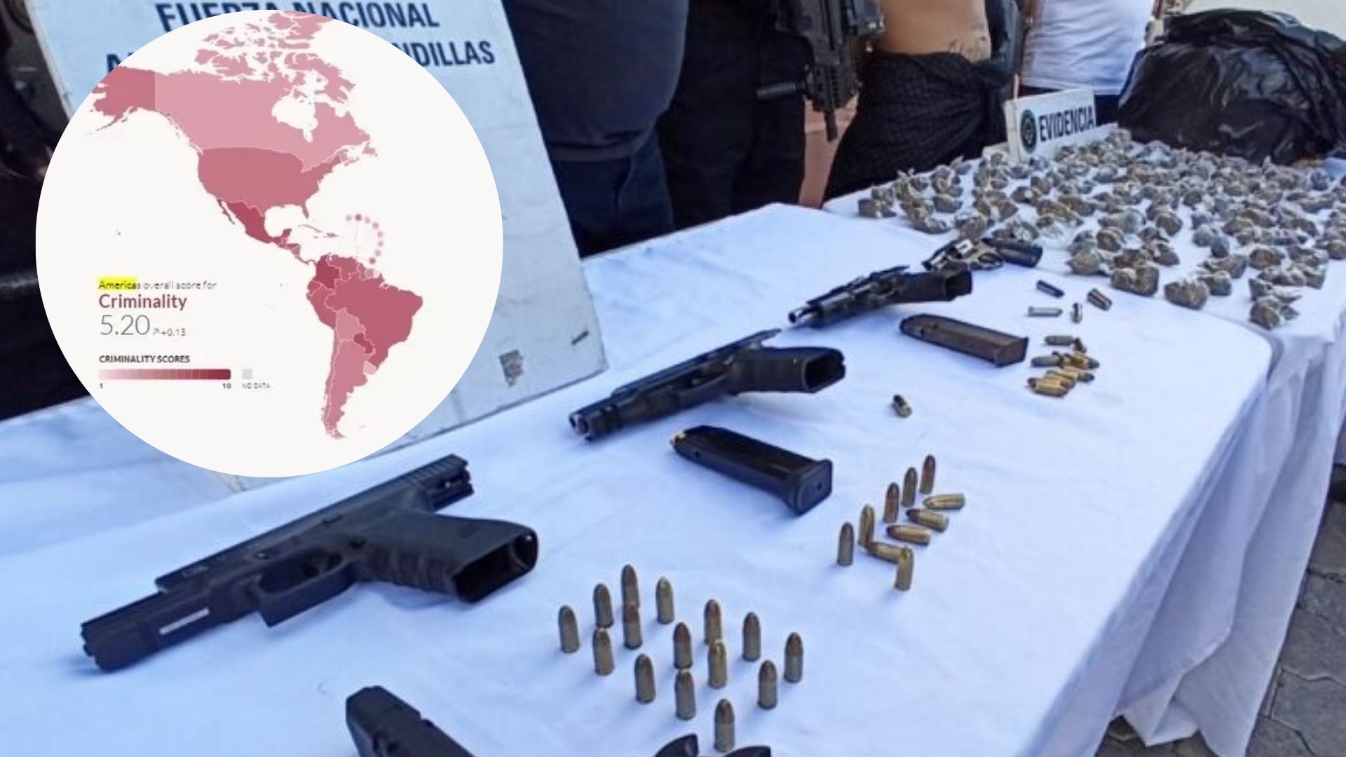 índice global del crimen Honduras