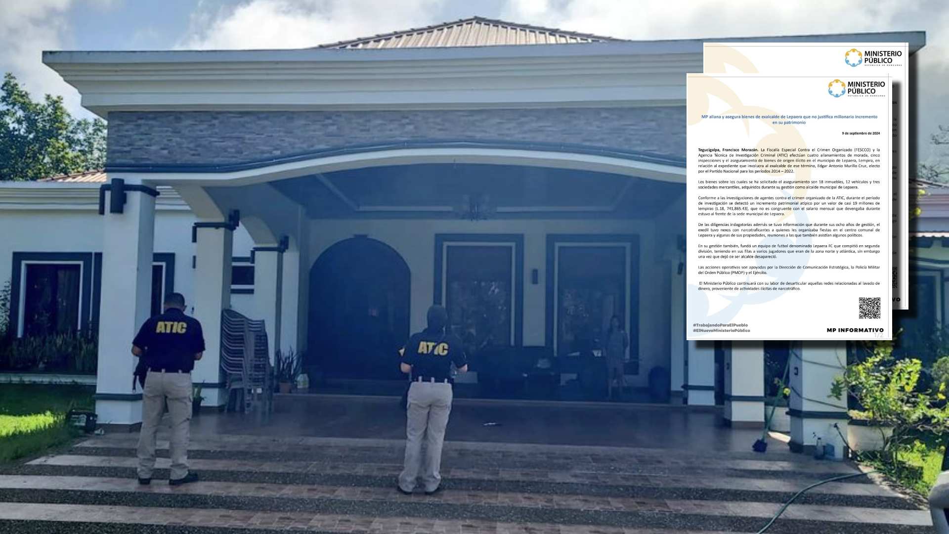 Exalcalde de Lepaera: Le incautan bienes por no justificar aumento