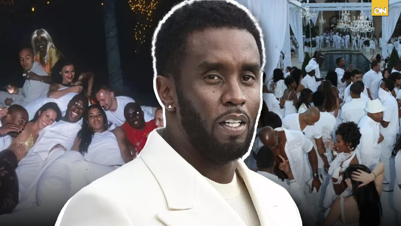 Una vista general del ambiente en la Fiesta Blanca organizada por Sean "Diddy" Combs.