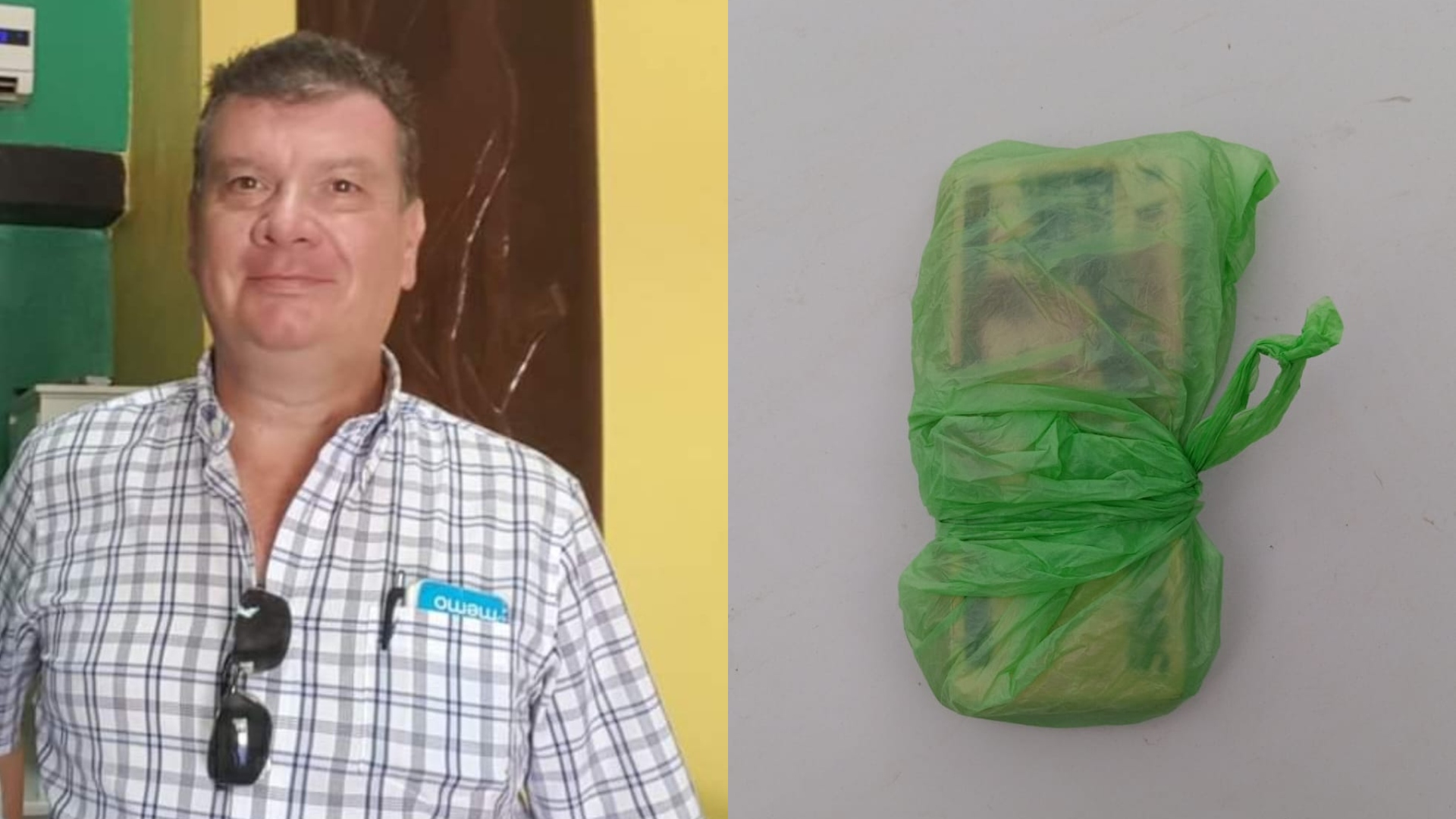 Hondureño recupera dinero extraviado