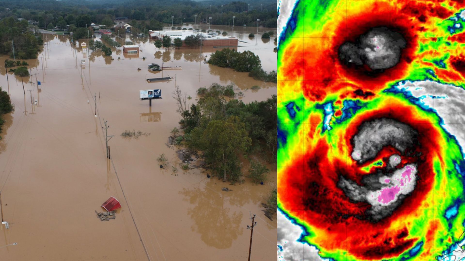 La tormenta ha provocado emergencias por inundaciones repentinas sin precedentes en Asheville.