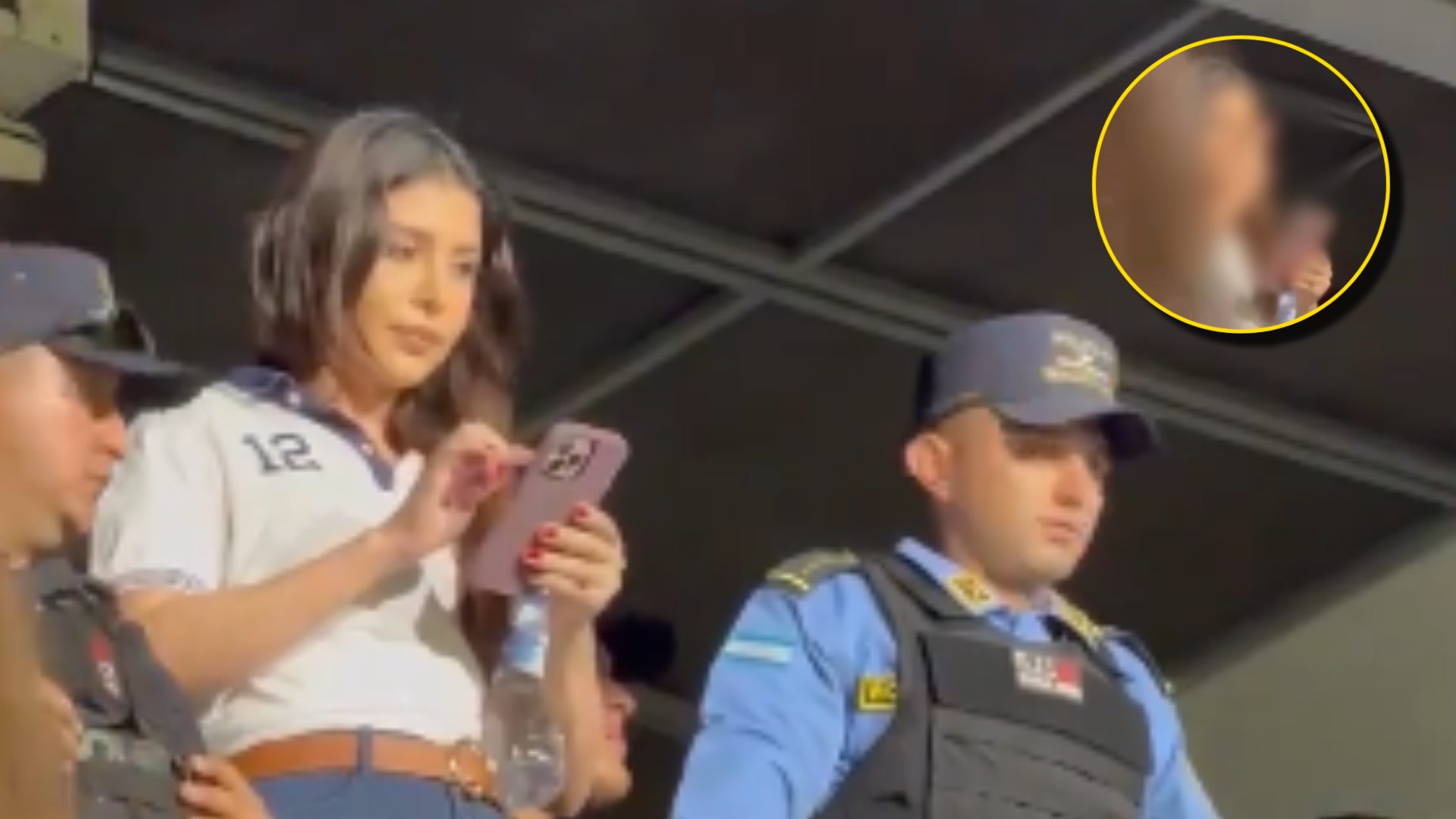 Iroshka Elvir captada en el Estadio Nacional (VIDEO)