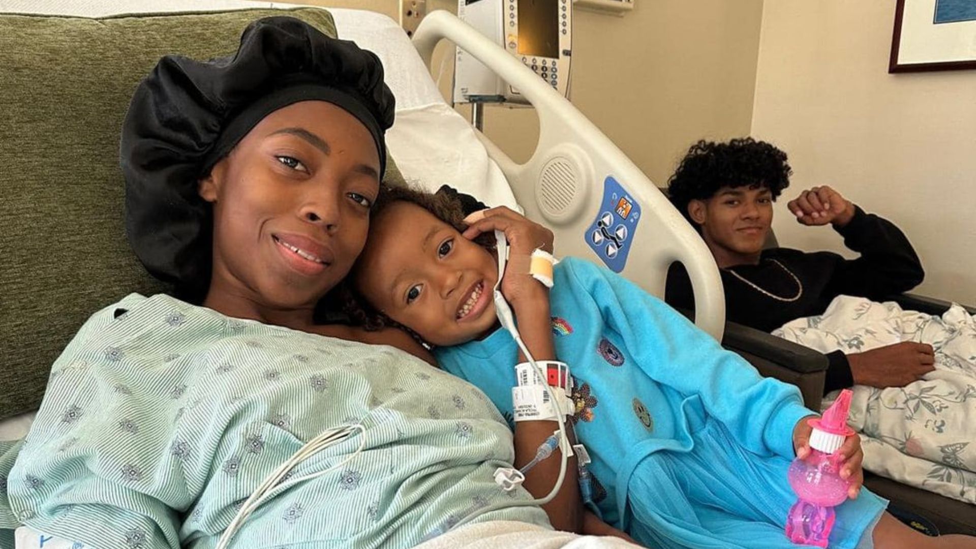 Lidia está hospitalizada.