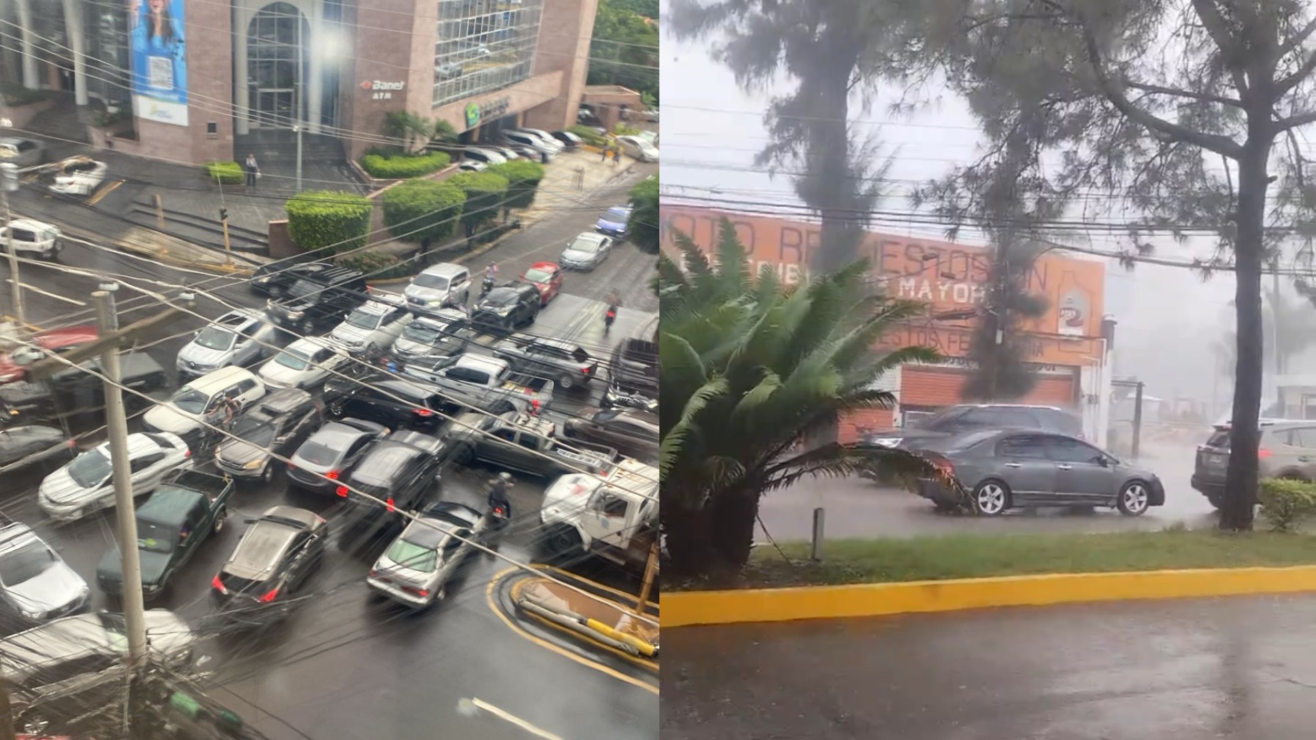 Lluvias en Tegucigalpa