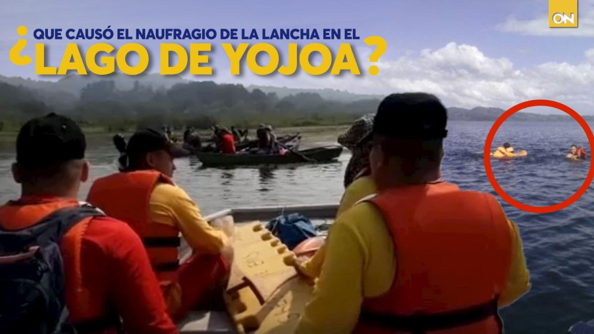 Tres personas murieron durante un naufragio en el Lago de Yojoa.