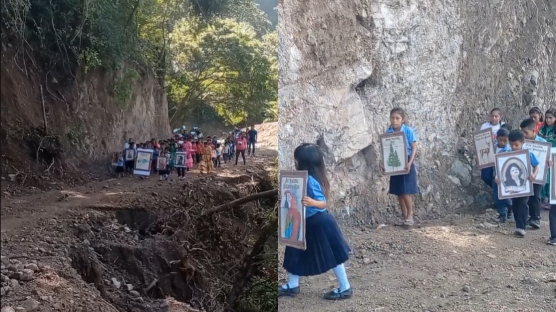 Desfiles de escuelas primarias en Honduras