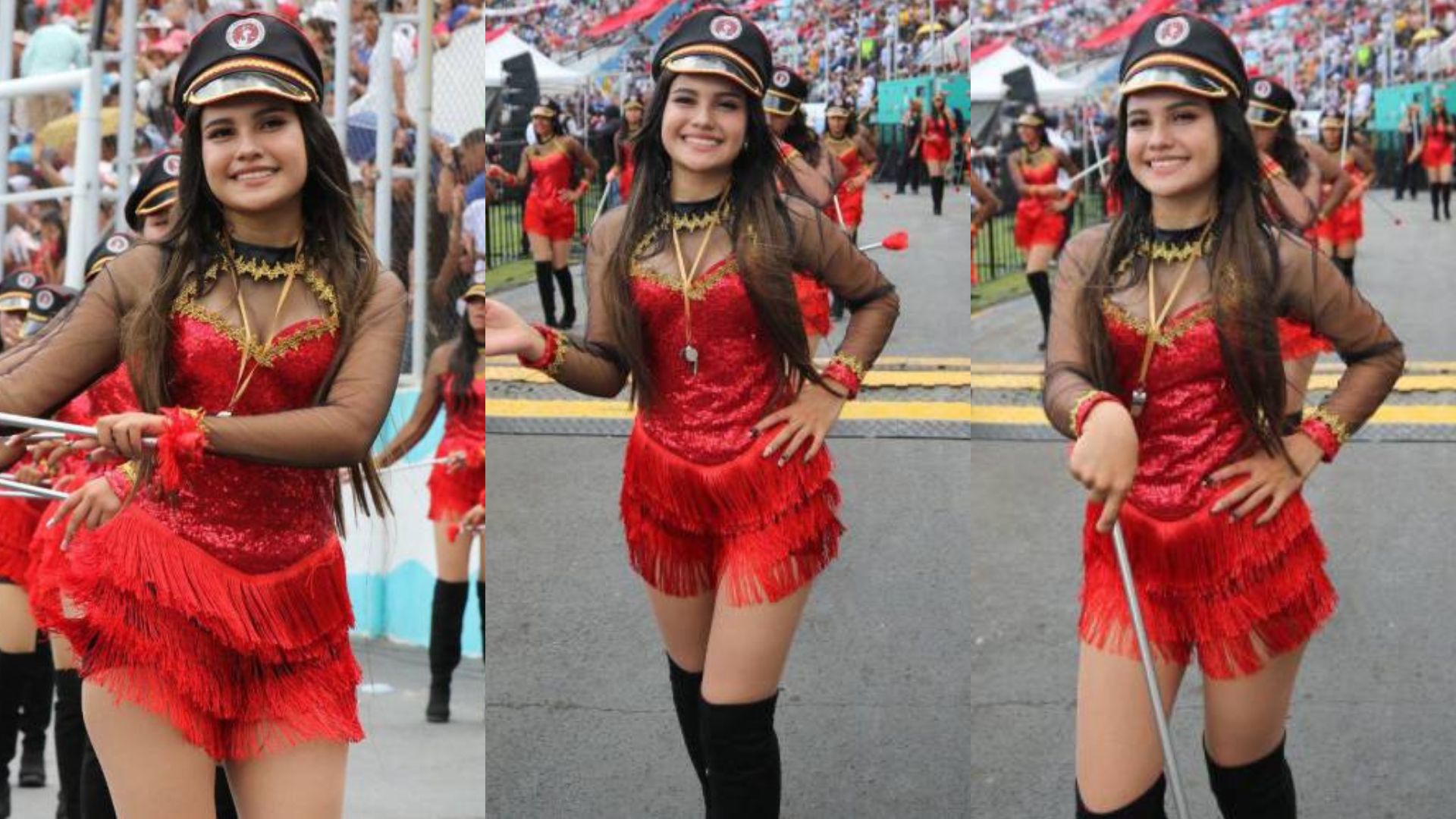 La apariencia impecable de Michell Sánchez, junto a su vestido deslumbrante, la consolidó como una de las palillonas más destacadas y admiradas del evento.