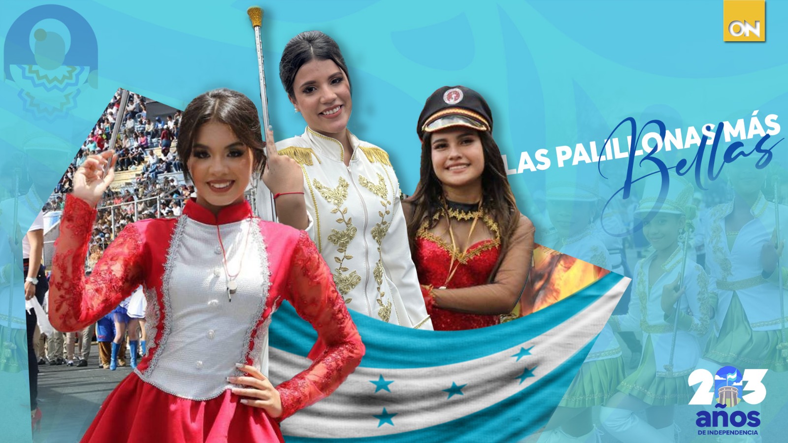 Las palillonas de Honduras brillan con una belleza deslumbrante, haciendo que cada desfile sea un espectáculo de elegancia y gracia.
