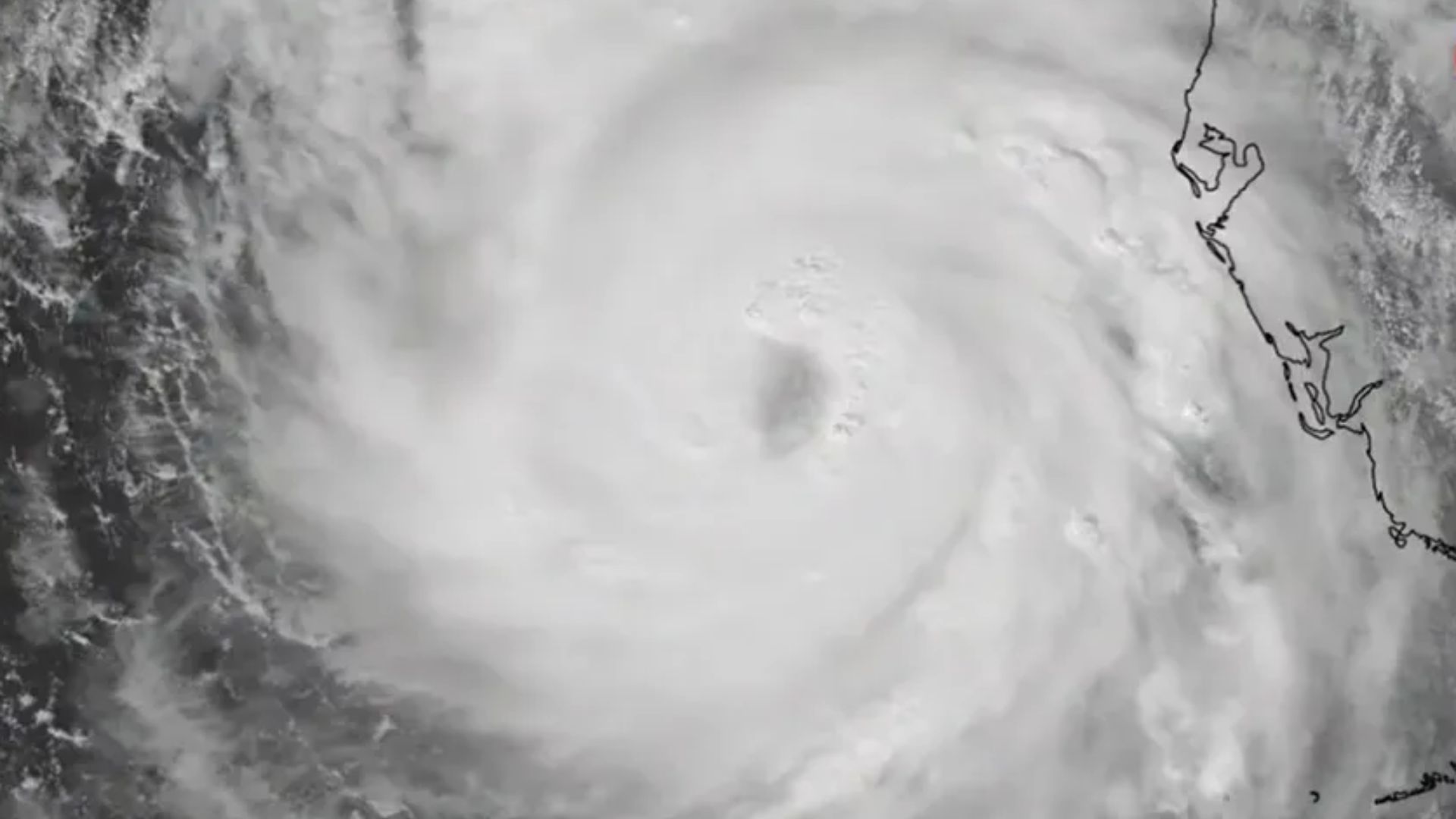 Así se ve el huracán Helene desde el espacio