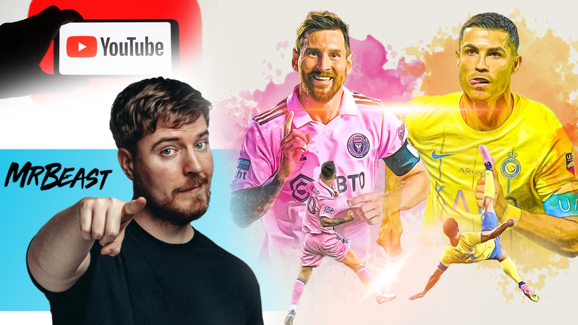 MrBeast Cristiano Messi