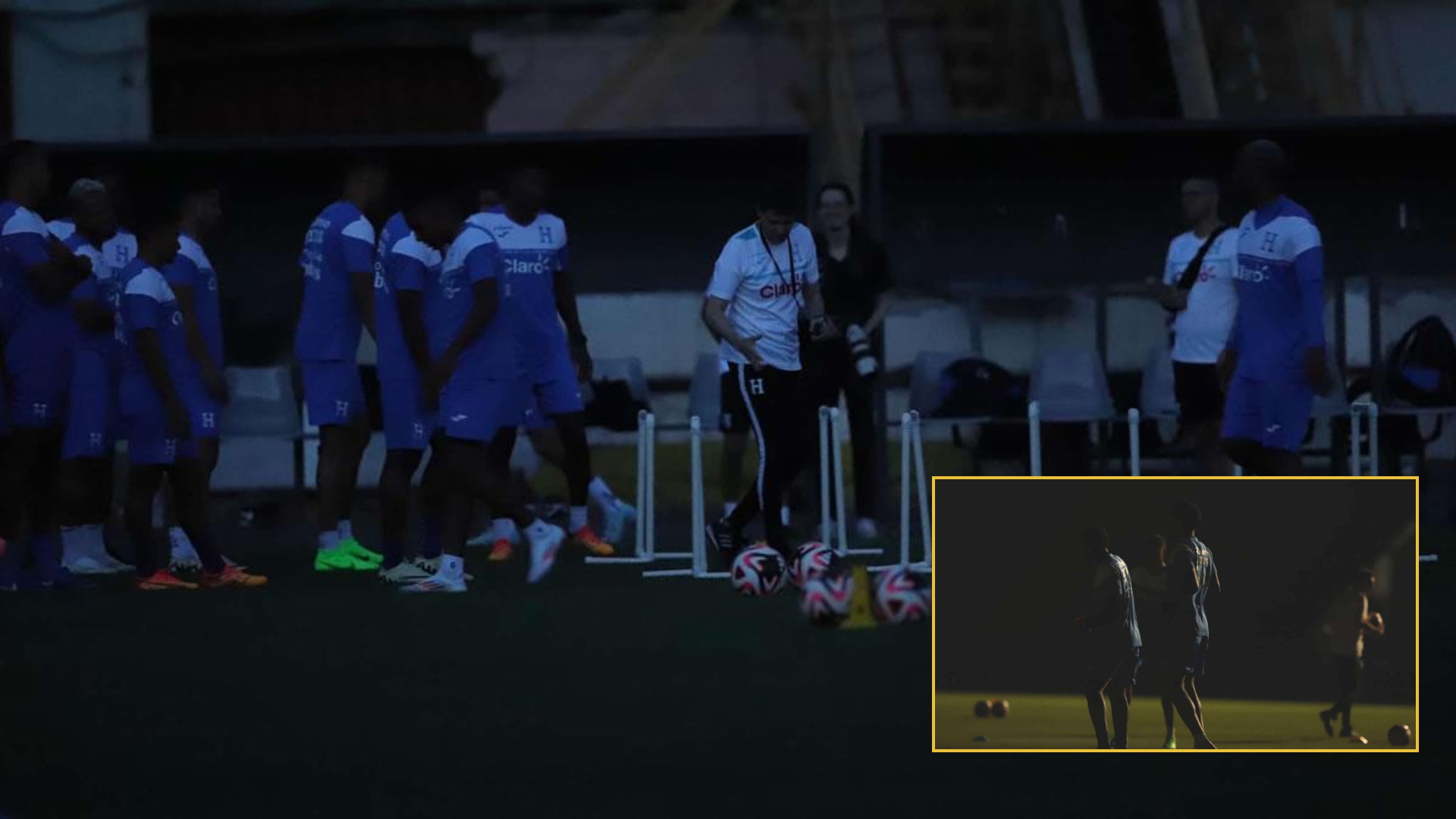 Así entrenó la Selección de Honduras en el Estadio Chelato Uclés