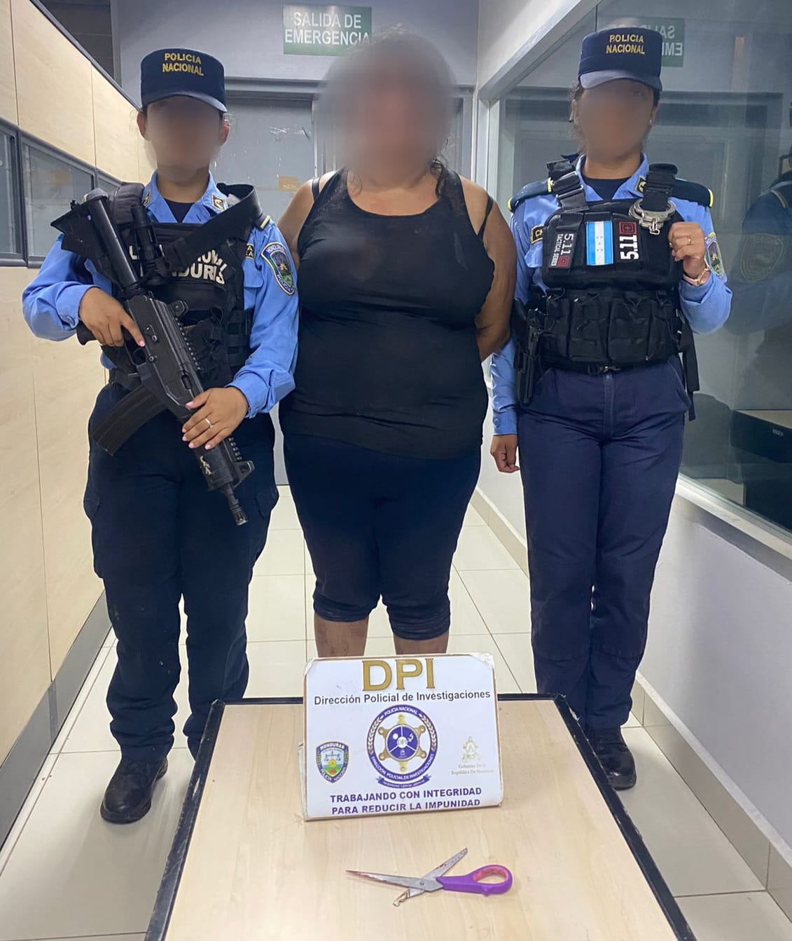 Detienen a mujer en Comayagua