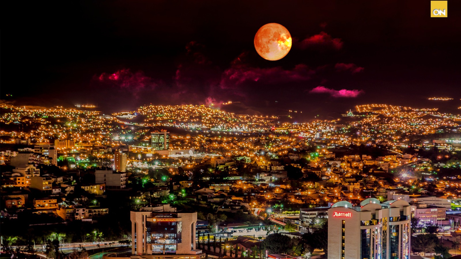 Eclipse lunar en Honduras