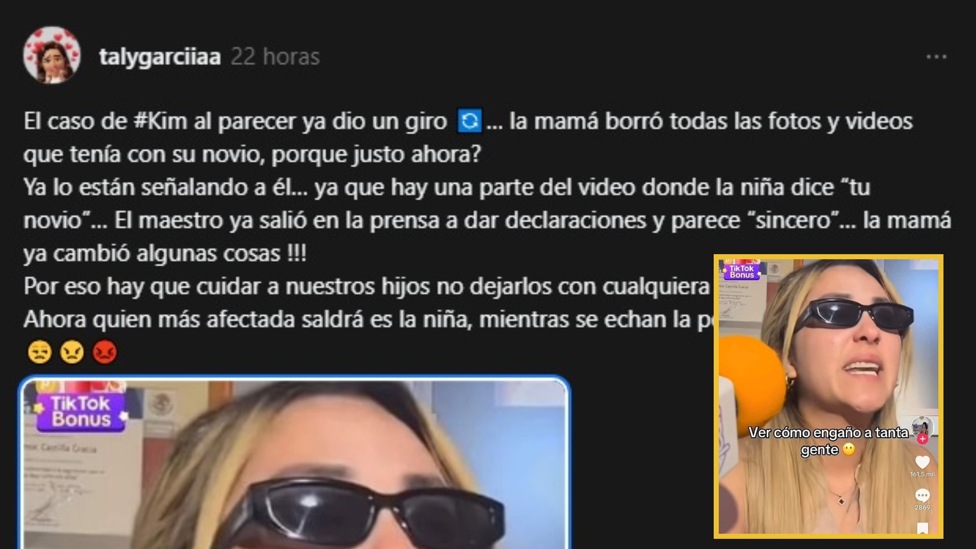 ¿Fue el novio de la mamá? Nuevos detalles surgen en el caso Kim