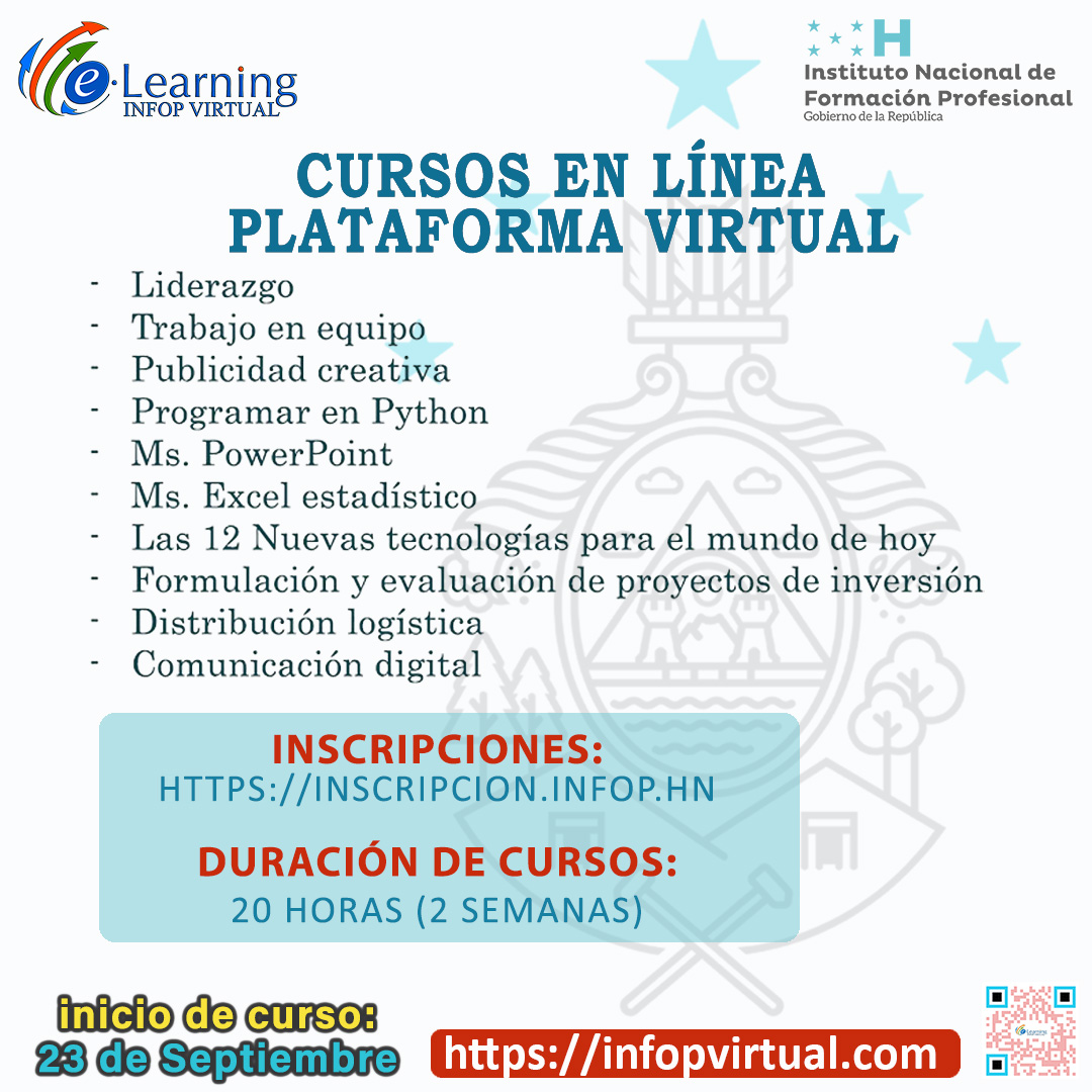 Cursos del INFOP