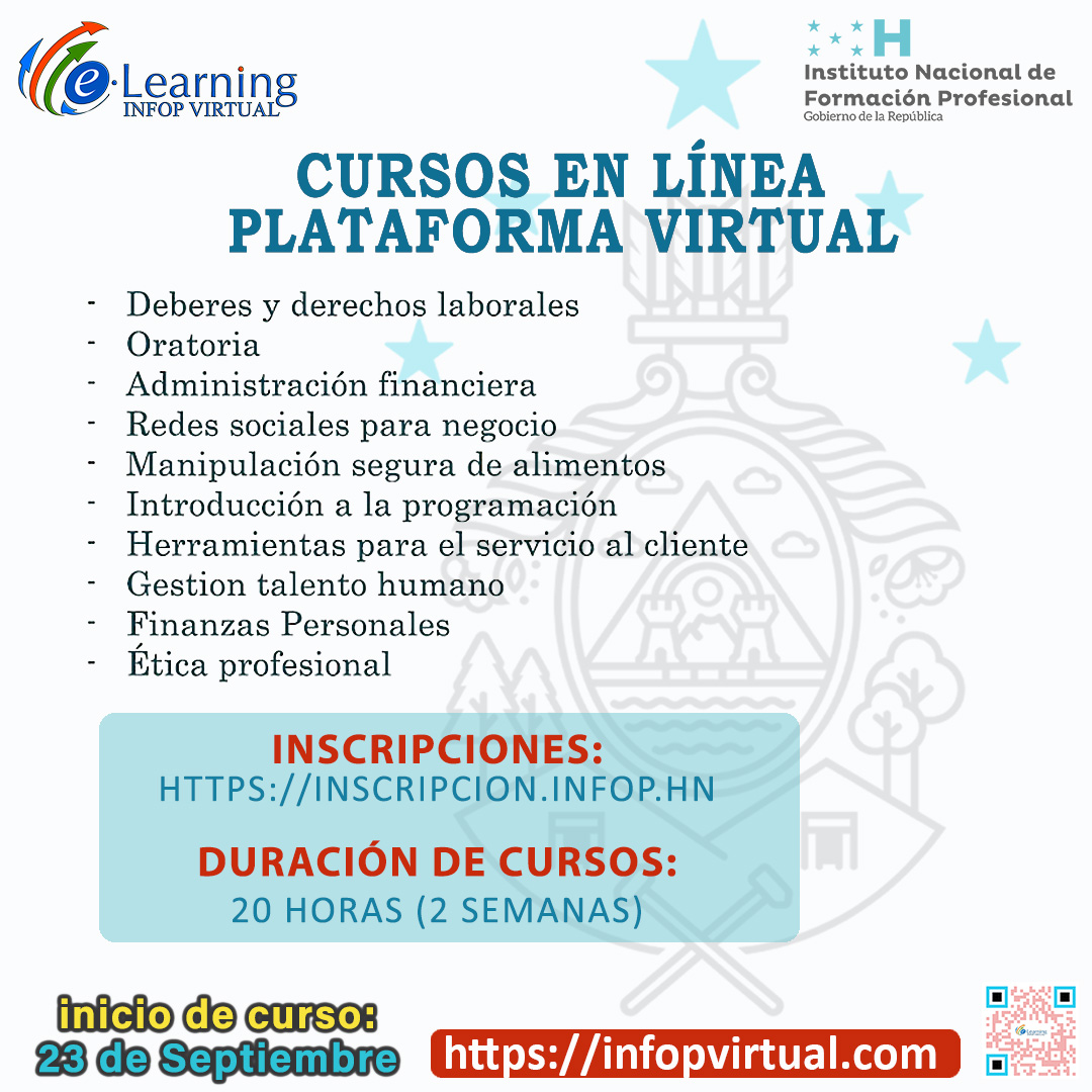 Cursos del INFOP